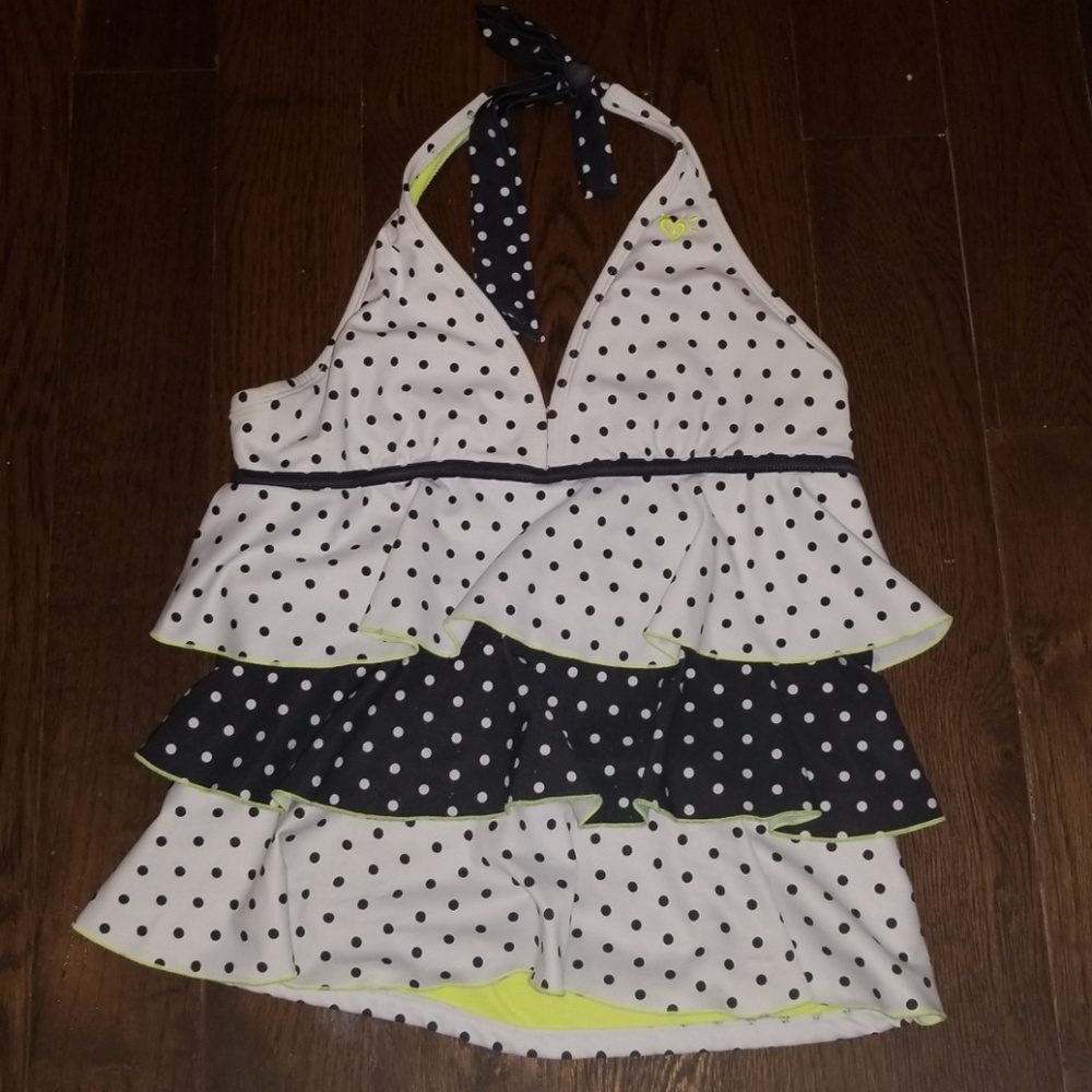 Justice Poka dot Bathing Suit
